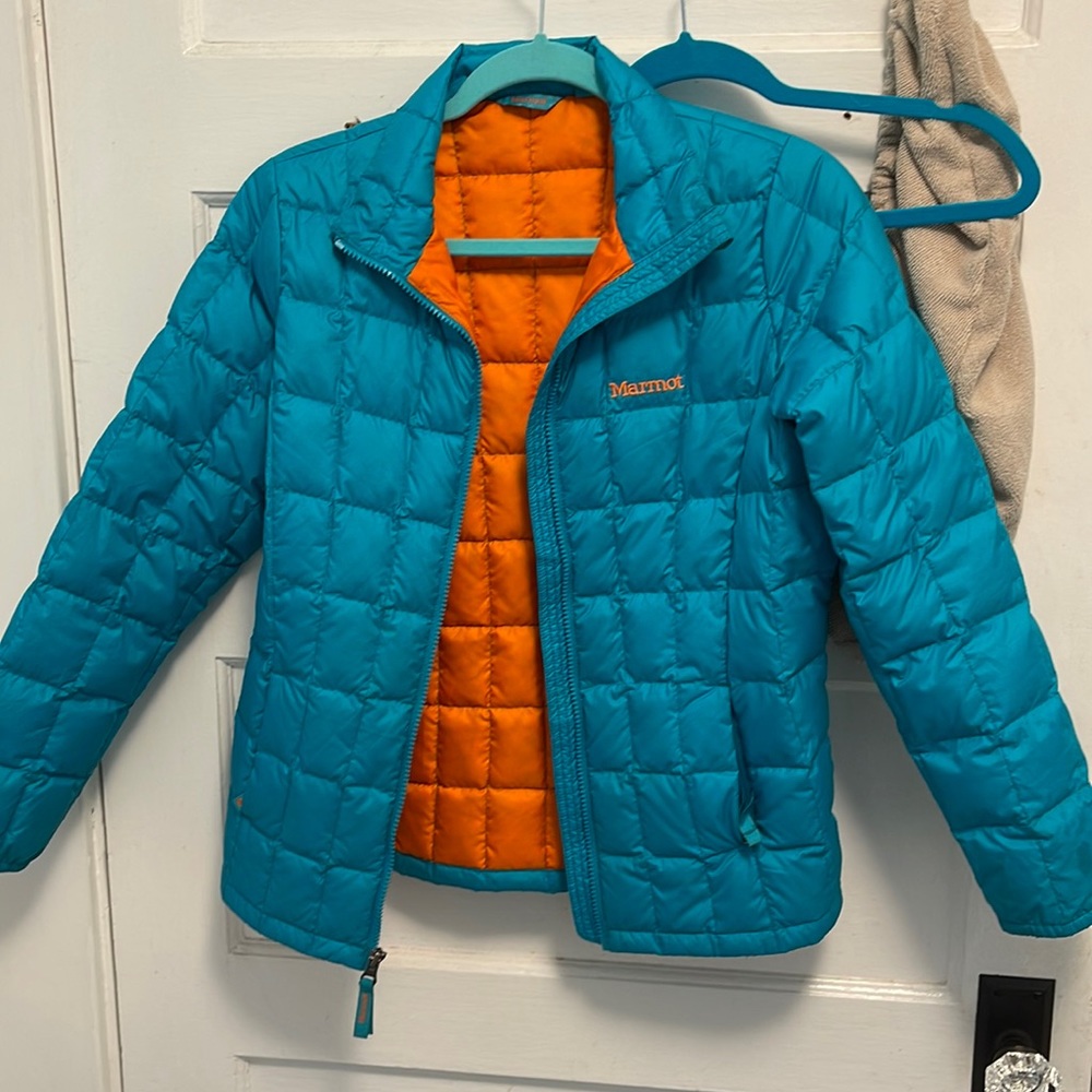 Marmot Kids duck down quilted jacket